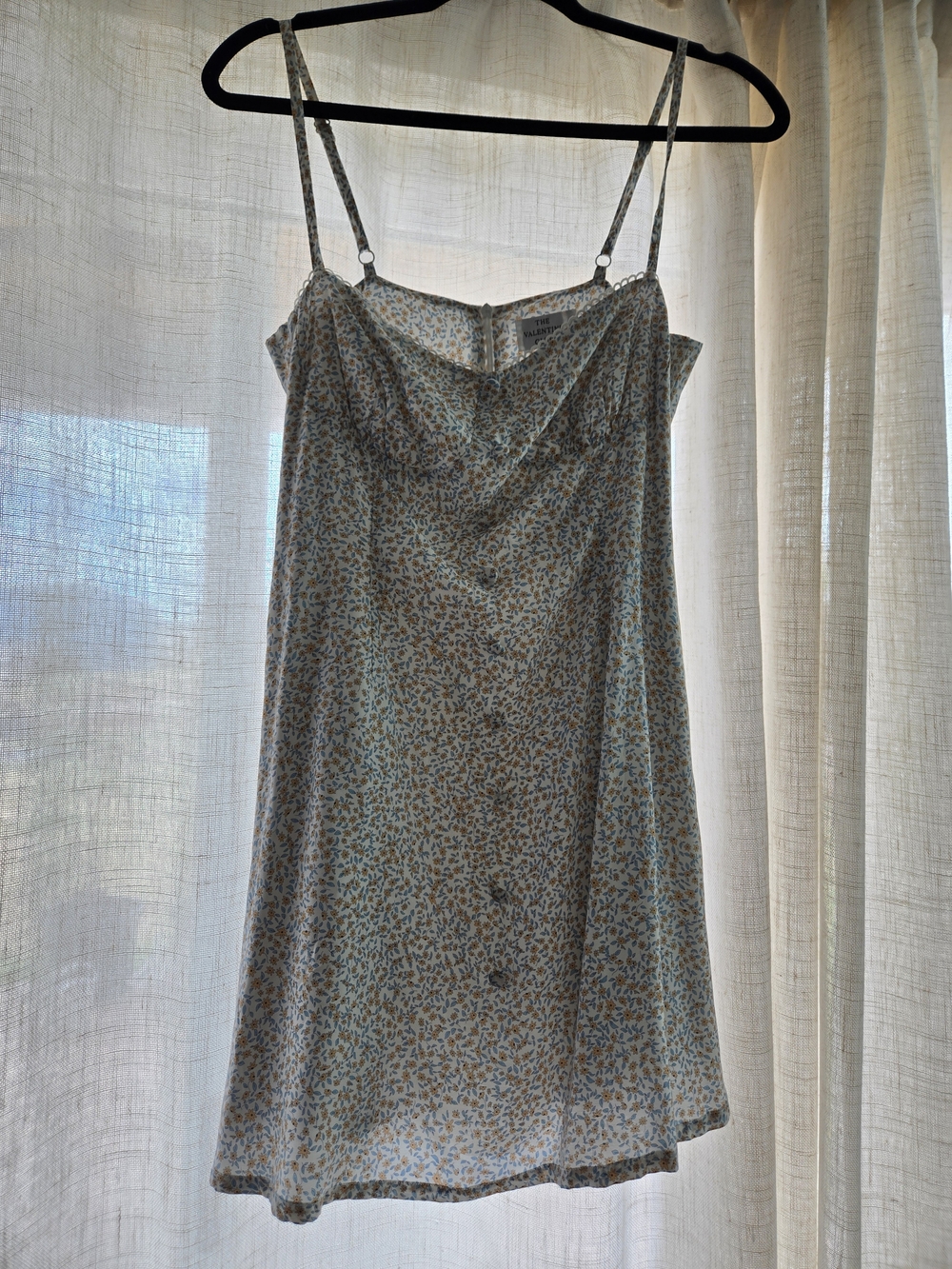 Floral Silk Mini Dress